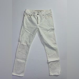 Men’s White American Eagle Slim Fit Jeans